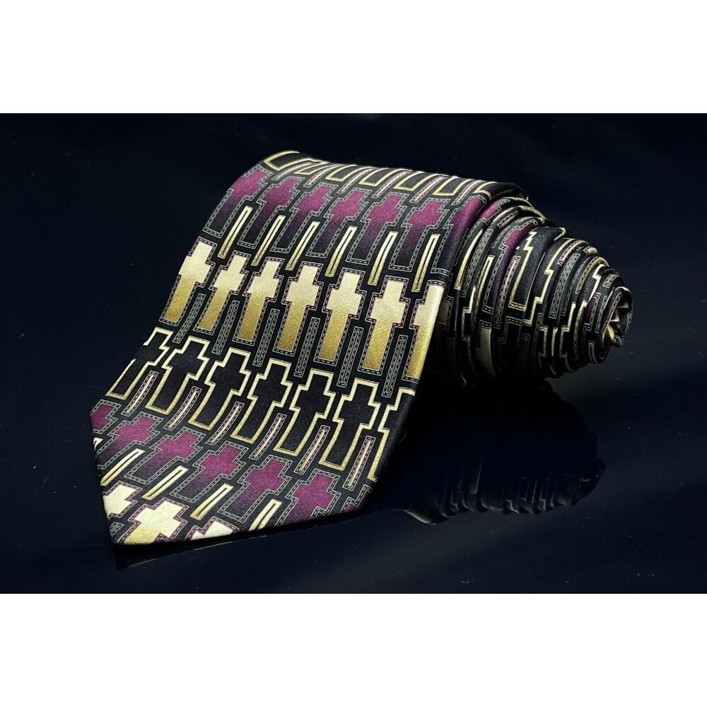 Divinity Boutique Men's 100% Silk Tie - Divinity Series Black